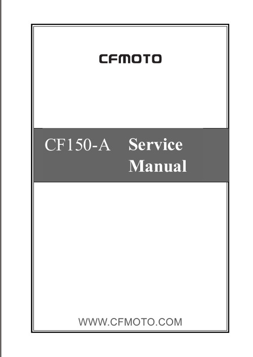 Инструкция по эксплуатации и руководство по ремонту CFMoto